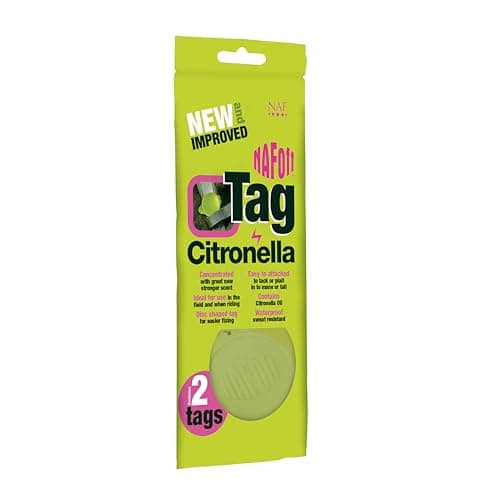 Image of NAF Off Citronella Tag – 2 Pack – Natural Insect Repellent Tags for Horses – Long-Lasting Protection Against Flies & Midges – Ideal for Use on Headcollars or Manes