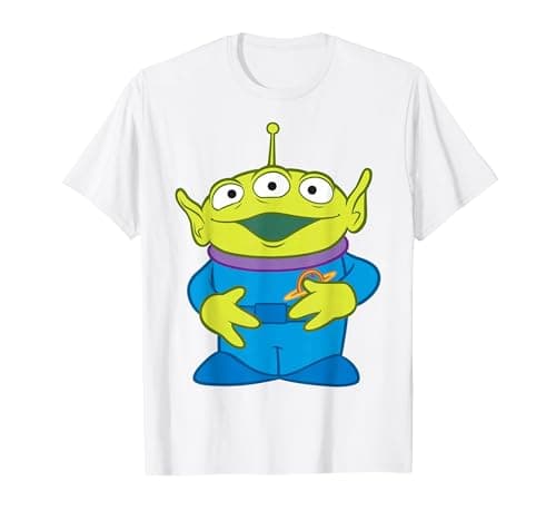 Image of Disney Pixar Toy Story Aliens Pocket Logo T-Shirt, Men, White, XX-Large