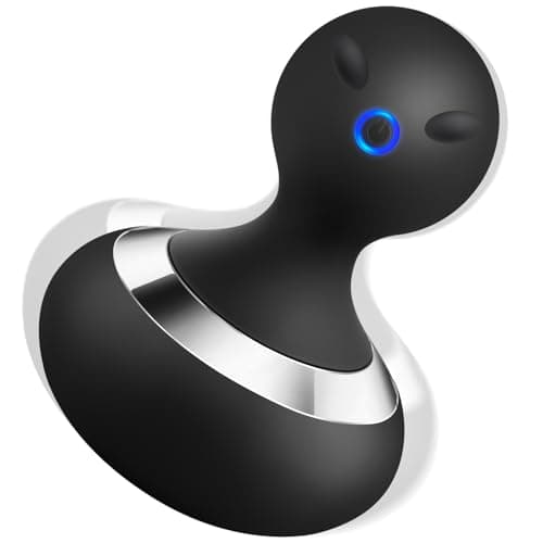 Image of MANFLY Handheld Massage Ball, Portable Neck Massager, Multifunctional Rechargeable Massage Tool (Black)