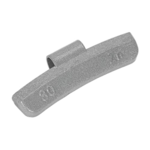 Image of Sealey Wwah30 Wheel Weight 30G Hammer-On Plastic Coated Zinc Alloy Wheels 100Pc