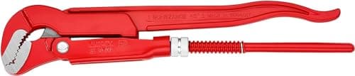 Image of KNIPEX Pipe Wrench S-Type Red Powder-Coated 320 mm, 83 30 010