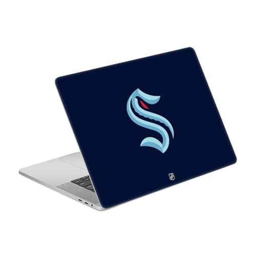 Image of Head Case Designs Officially Licensed NHL Plain Seattle Kraken Vinyl Sticker Skin Decal Cover Compatible With MacBook Pro 15.4" A1707/A1990