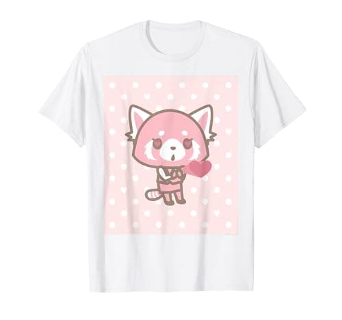 Image of Aggretsuko Love Valentines T-Shirt T-Shirt