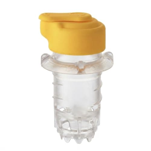 Image of Ginwrek Lemon Juicer Squeezer, Efficient Manual Lemon Juicer, Shark-Tooth Pulp Crushing Design, Built-In Filter for Juice, Yellow