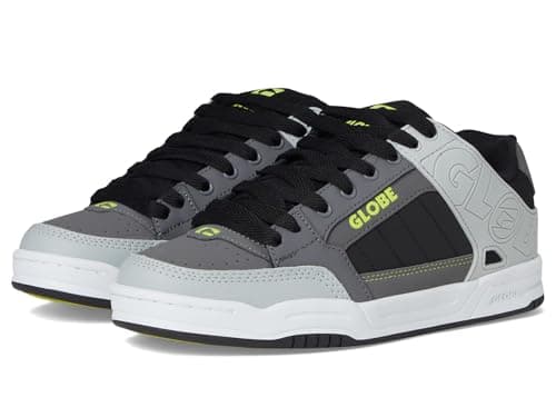 Image of Globe Men's Tilt Skateboarding Shoe, Greyscale/Black, 9.5 UK