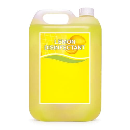 Image of Lemon Disinfectant - 5L - Powerful Multi-Purpose Cleaner & Deodoriser, Concentrated Formula for Kitchens, Floors & Washrooms