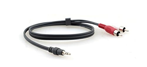 Image of Kramer Electronics C-A35M/2RAM-15 4.6 m 3.5 mm 2 x RCA Black Audio Cable – Audio Cables (3.5 mm, Male, 2 x RCA, Male, 4.6 m, Black)