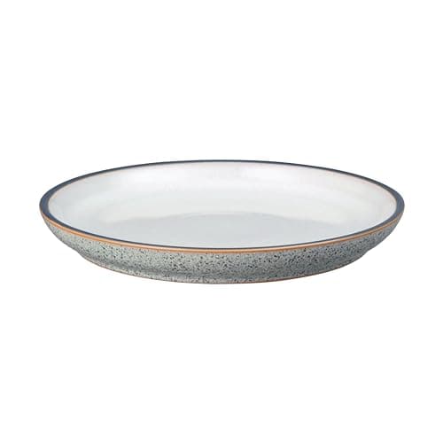 Image of Denby Studio Grey White Medium Coupe Plate