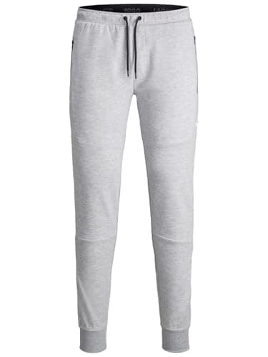 Image of Jack & Jones Mens Jjiwill Jjair Noos Nb Sweatpants, Grey, L UK