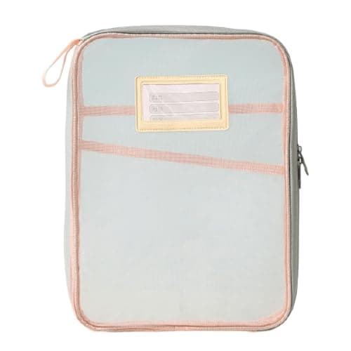 Image of Stationery Bag - Industry Resistant Black PVC, Transparent Document Folder, Document Wallet, Moisture Resistant Travel Document Holder | Organizing Case