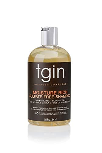 Image of Thank God It's Natural Moisture Rich Sulfate Free Shampoo, With Amla Extract & Vitamin E, for All Hair Types, Soften, Smooths & Reduce Breakage 384 ml (Pack of 1)