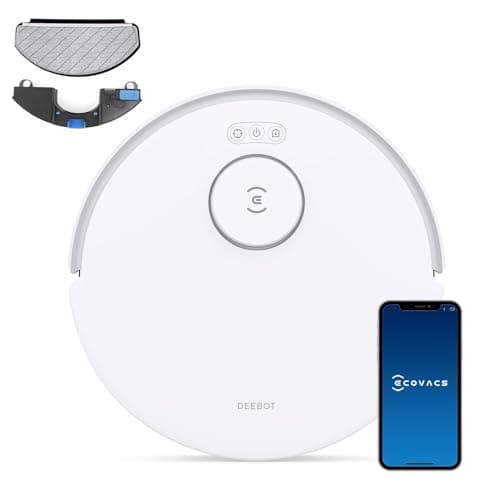 Image of ECOVACS DEEBOT N20 Robot Vacuum Cleaner with Mop, 8000Pa, Anti-Tangle Technology, 300 minutes runtime, 20mm Threshold Climbing, TrueMapping Intelligent Path Planning (DEEBOT N20)