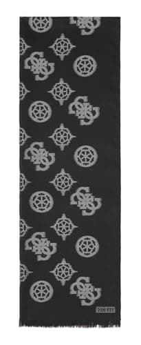 Image of GUESS Womens Scarf Black One Size
