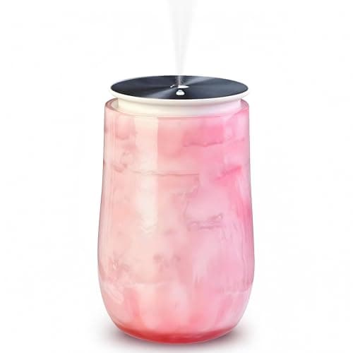 Image of AROMA HAVEN S5 Marble Aromatherapy Diffuser | Cordless, Waterless Essential Oil Nebulizer | Portable Rechargeable Scent Diffuser for Home & Bedroom | 3 Aroma Modes