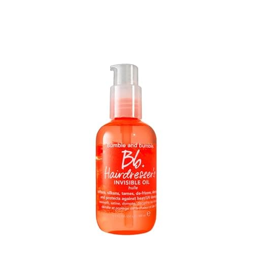 Image of Bumble and bumble. Hairdresser's Invisible Oil Frizz-Reducing Hair Oil | Heat Protection, Frizz Control + Shine | Curly, Wavy, Straight | With Argan, Coconut, + Grapeseed Oil, 100 ml
