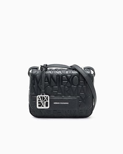 Image of Armani Exchange Large MESSENGER BAG XW001577 AF15774 Black, Black, One Size