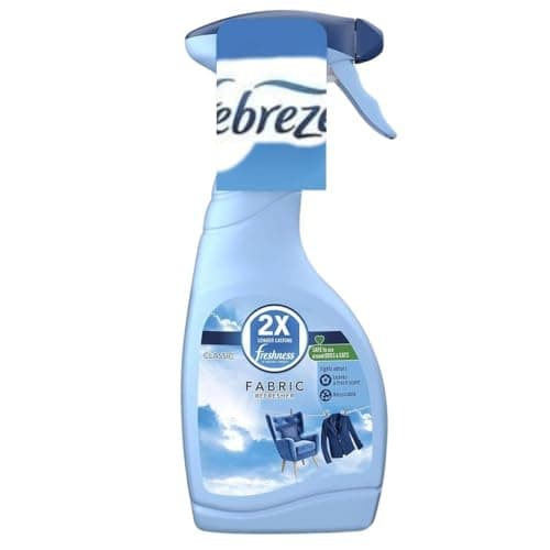 Image of Fabric Refresher Spray 500ml x 1, Compatible with Febreze Classic Upholstery and Carpet Spray for Fresh Scent Laundry Furniture Gym Bag, Instant Odour Remover with Welari Thank You Card | (1pack)