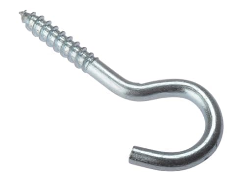 Image of Forgefix Screw Hooks | 60 x 10g | Zinc Plated | Bag 10