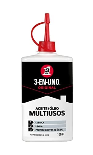 Image of 3-IN-ONE EN UNO 34059 3-in-1 Cleaning and Protection Oil 100ml Clear 100ml