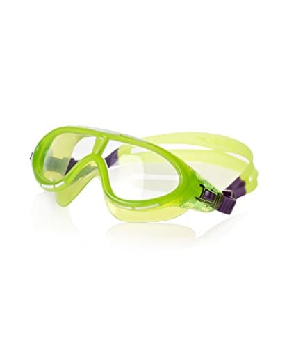 Image of Speedo Kids Biofuse Rift Mask Junior Goggles - Green/Purple, One Size