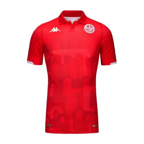 Image of Kappa Kombat Pro Home Tunisia Act Jersey Unisex Adult