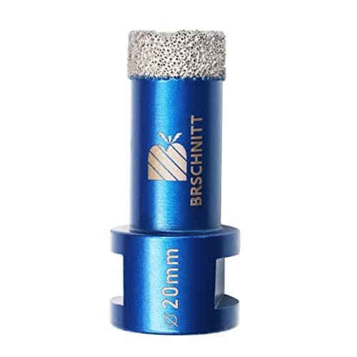Image of Diamond Drill Bit 20mm,BRSCHNITT 1pc M14 Vacuum Brazed Diamond Tip Drill Bit for Tile Porcelain Stoneware Ceramic Marble Granite Drilling,Suitable For Angle Grinders