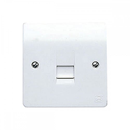 Image of MK Logic Plus K422WHI 1-Gang Master Telephone Socket