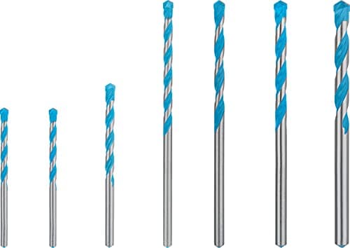 Image of Bosch 7x EXPERT CYL-9 MultiConstruction Drill Bit Set (for Concrete, Soft tiles, Ø 5-10 mm, Professional Accessory Impact Drill/Driver, Rotary Drill/Drivers)