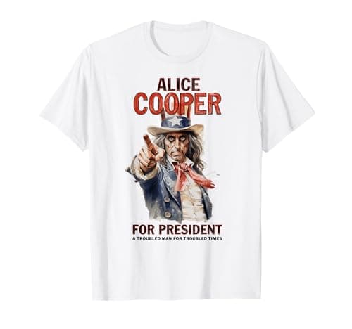 Image of Alice Cooper – Presidential Portrait T-Shirt