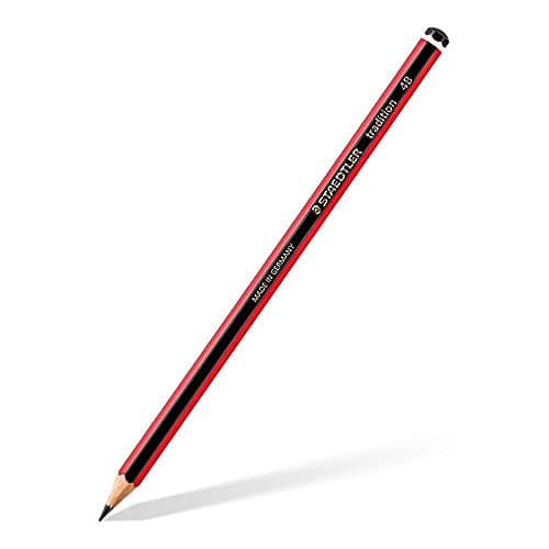 Image of Staedtler Tradition 110 Graphite Pencil 4B Black/red