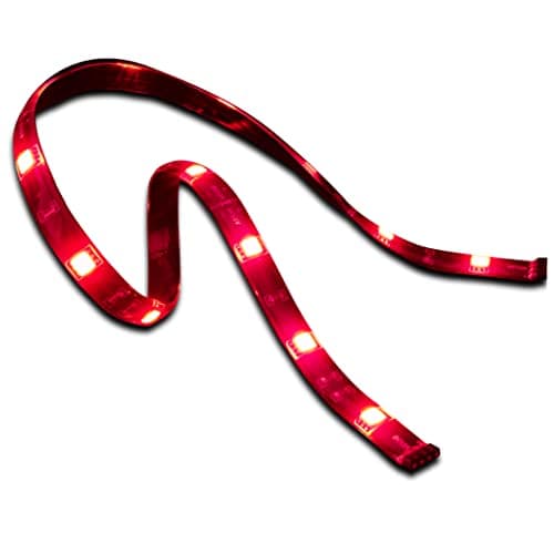 Image of Akasa Vegas M | Magnetic LED Strip Light | Red PC LED Strip 12V | 4-pin RGB-Strip Connector or Molex 4-pin Connector | 50cm | AK-LD05-50RD