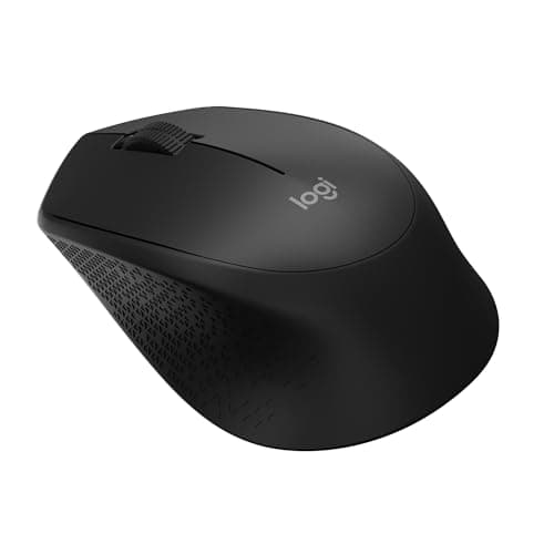 Image of Logitech M280 Wireless Mouse, 2.4 GHz with USB Nano Receiver, 1000 DPI Optical Tracking, 3 Buttons, 18 Month Life Battery, PC/Mac/Laptop - Black