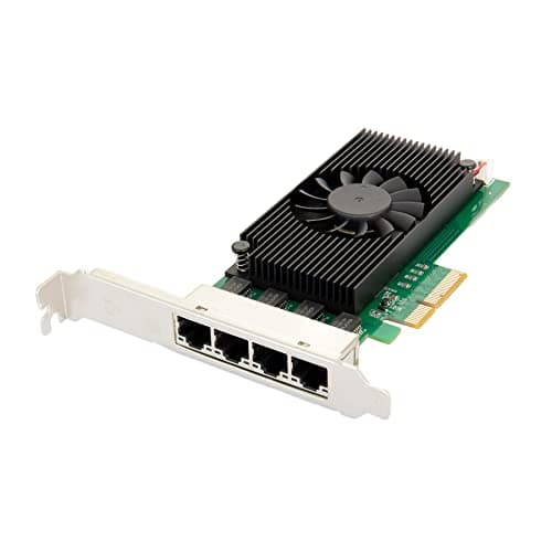 Image of Quad 2.5 Gigabit Ethernet PCI-E Network Expansion Card RJ45 LAN Adapter Low Profile Bracket SY-PEX24086