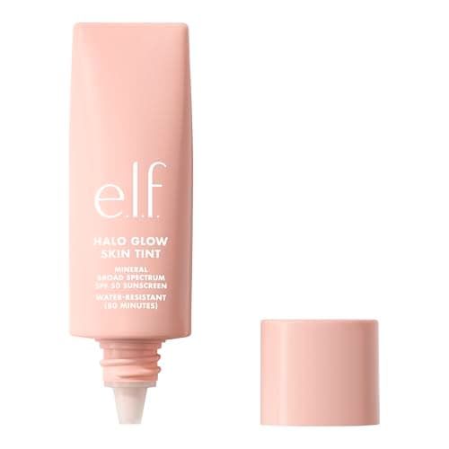 Image of e.l.f. Halo Glow Skin Tint SPF 50, Tinted Moisturiser For Light, Buildable Coverage, Creates A Natural Glow, Vegan & Cruelty-Free, 3 Fair Cool