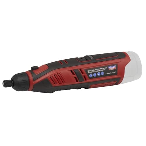 Image of Sealey CP1207 12V SV12 Series 49pc Cordless Multipurpose Rotary Tool & Engraver Kit - Body Only