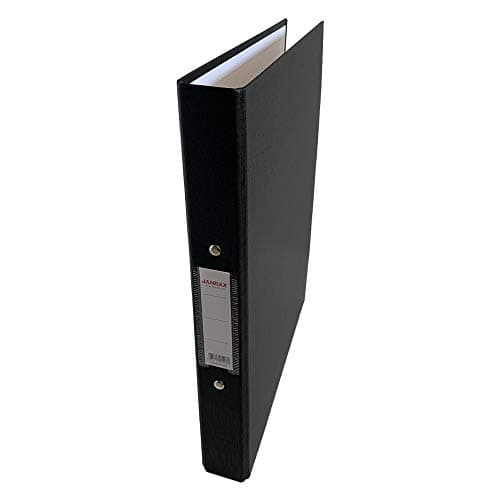 Image of A4 Black Paper Over Board Ring Binder by Janrax