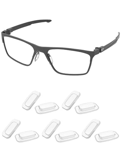 Image of PapaViva Replacement Nose Pads Nose Pieces for Oakley Latch Alpha OO4128/Lugplate OO4139/Latch Key L/Latch Key M OO9394-5 Pairs Packed