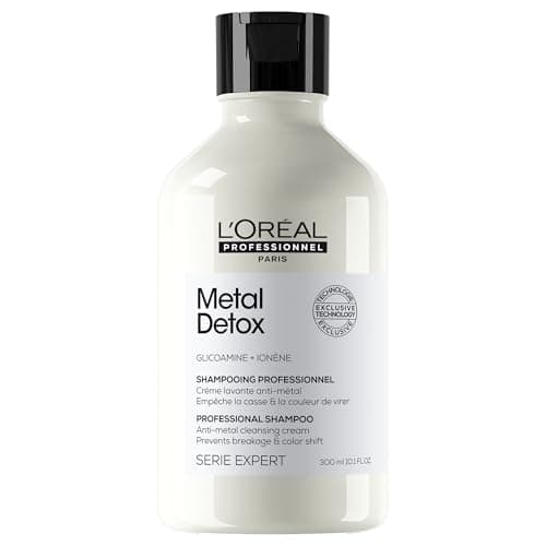 Image of L’Oréal Professionnel Metal Detox Shampoo 300ml, Prevent Breakage and Colour Fade from Hard Water, Clarifying Shampoo, Sulphate Free & Vegan Shampoo, Prevent Damaged Hair