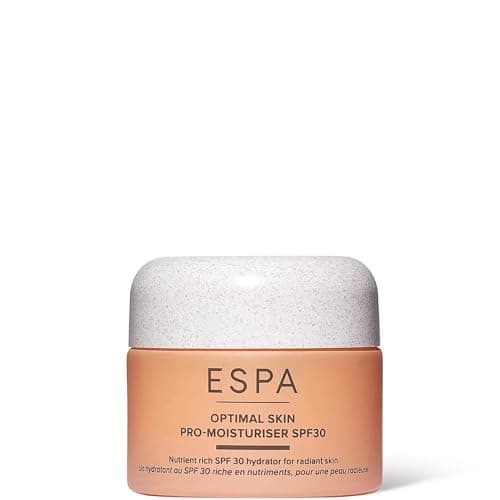 Image of ESPA Optimal Pro-Moisturiser SPF 30 | 55ml | Non-Greasy, Non-Whitening Daily Sunscreen | Hydrates & Promotes Healthy Looking-Glow | UVA & UVB Protection | 100% Natural Fragrance