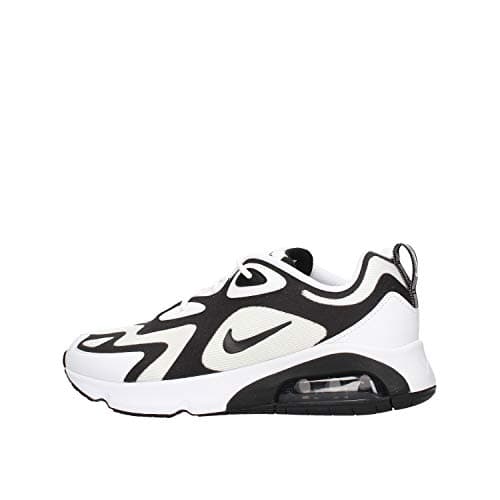 Image of Nike AIR MAX 200 Men’s Running Shoe, White/Black-Anthracite, 6 UK
