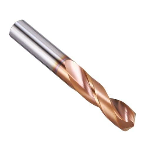 Image of PATIKIL 10.5mm Drill Bit, Carbide Twist Jobber Bits Straight Shank 130° for Drilling Hard Metal Alloy Steel Stainless Steel Titanium Alloys - 1 Pack
