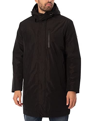 Image of GANT Men's D1 Padded car Coat, Black, M