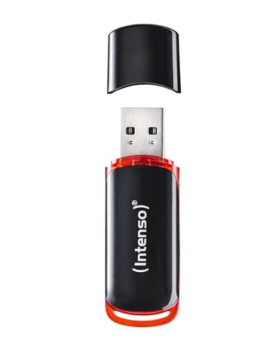 Image of Intenso Business Line - Flash Drive 64 GB - USB 2.0, Black/Red