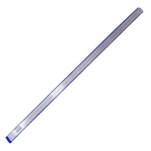 Image of Dapetz ® Stainless Steel Metal Ruler 36" 90cm / 900mm Precision Long Measuring Tool With Dual Side Clear Metric & Imperial Markings Shatterproof Straight Edge With Hanging Hole