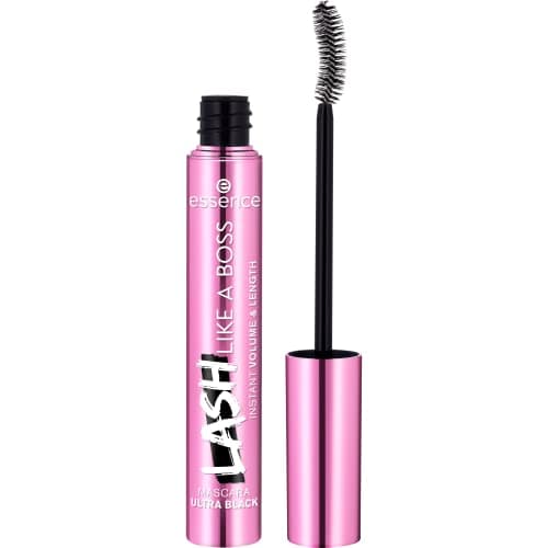 Image of Essence Cosmetics LASH LIKE A BOSS INSTANT VOLUME & LENGTH MASCARA ULTRA BLACK, volumizing, curling, ultra black, intensive (9,5ml)