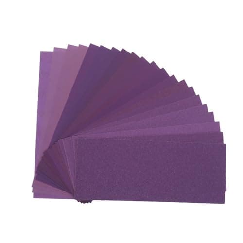Image of 10 Pcs 230x93mm Purple Square Sandpaper Wet And Dry Sanding Paper For Automotive Polishing Paint Maintenance Grinding Tools For Sanding, Polishing, And Rust Removal(P3000)