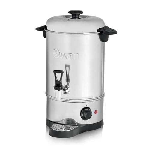 Image of Swan 8 Litre (32 cup) Commercial Stainless Steel Catering Urn/Water Boiler
