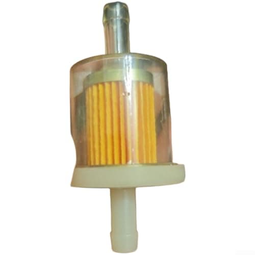 Image of Feeshoppher 16910-ZE4-S21 13357 Lawn Mower and Small Engine Tractor Fuel Filter Yellow Petrol Inline Replacement Part Single Piece for Outdoor Garden Equipment Maintenance