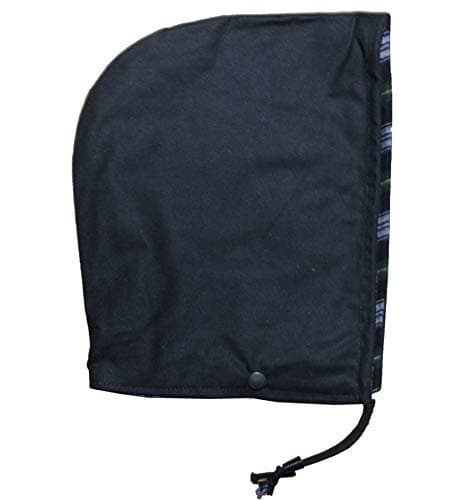 Image of Walker & Hawkes - Wax Spare Hood for Jacket Coat Cape Waxed Cotton - Black