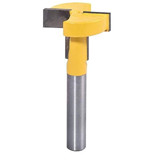 Image of Bestgle 1/4" T-Slot and T-Track Router Bit, Keyhole Router Bit Woodworking Milling Cutter Tool
